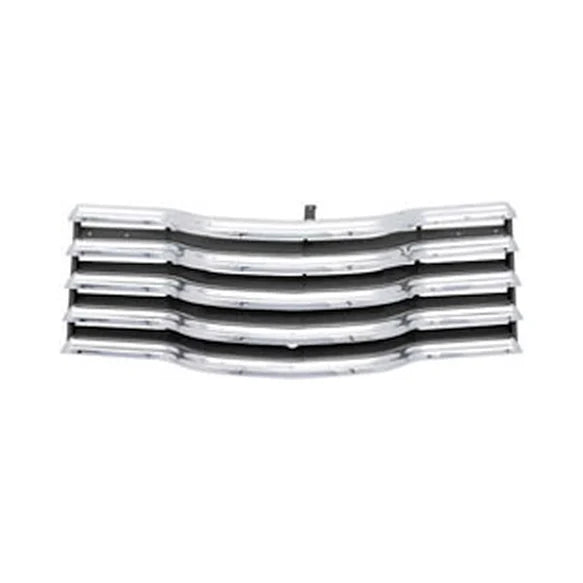 47-53 GRILLE- CHROME W/BLK PAINTED REAR