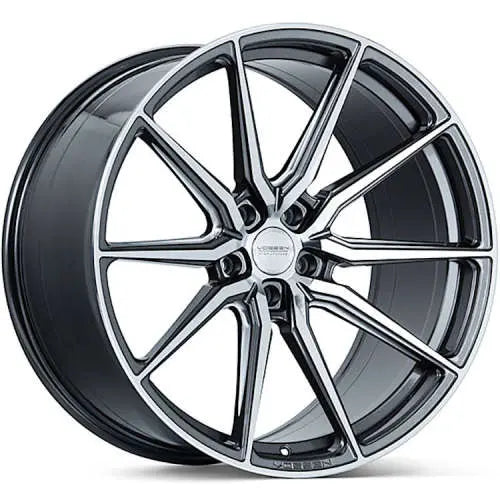 Vossen HF-3 22x11 / 5x127 / ET-6 / Super Deep / 71.5 - Gloss Black Wheel