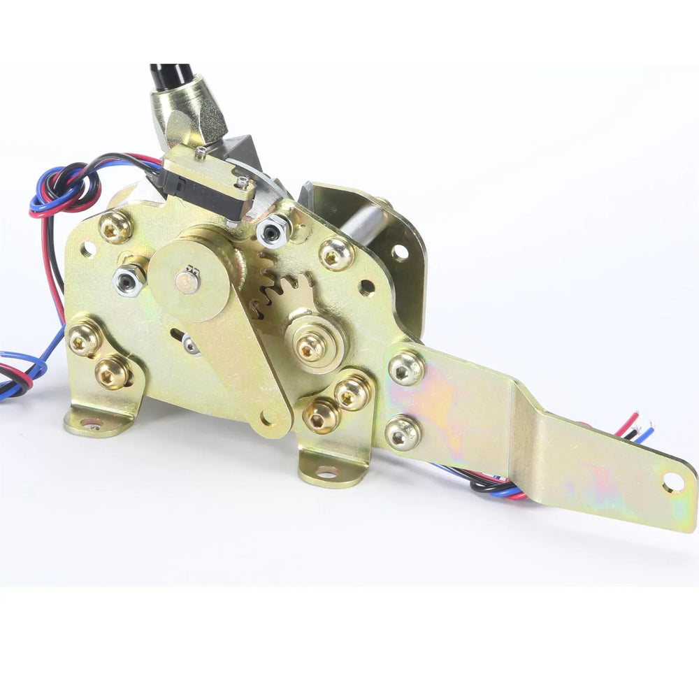 ELECTRONIC SPORT SHIFTER GM 6L80 TRANS W/CHROME 8IN SGL BEND LEVER & MUSHROOM KN
