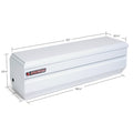 62 X 20 X 19IN STEEL ALLPURPOSE CHEST FULL 13.1 CU FT WHITE FINISH