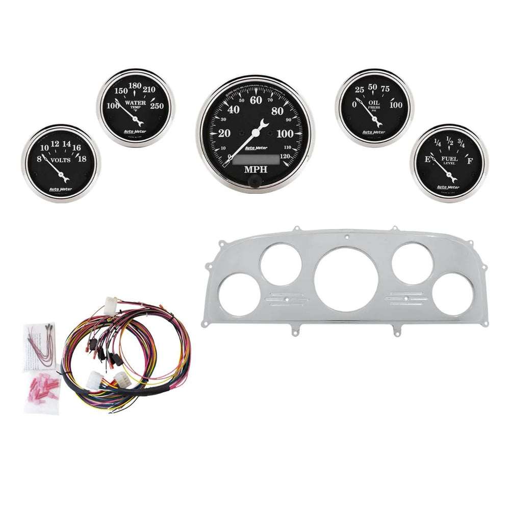 AutoMeter black gauge