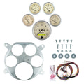 AutoMeter Antique Beige 61-66 Ford Truck Billet Panel/Gauge Kit - 3-1/8in. (x1) & 2-1/16in. (x4)