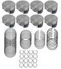 Wiseco Chevy LS1/LS2 RED Series Piston Set 3800in Bore 1304in Compression Height - Set of 8