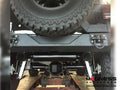 This black axle-back exhaust system from Rugged Ridge fits 07-18 Jeep Wrangler.