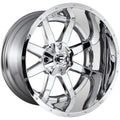 ~(61 lbs. 27X27X17)~ MAVERICK 24x14 8x170.00 CHROME PLATED (-75 mm)