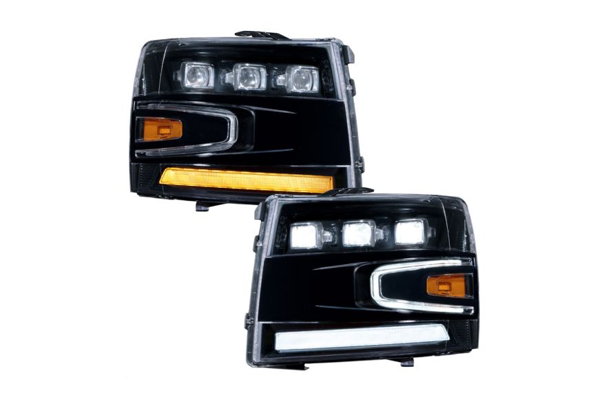 20072013 CHEVROLET SILVERADO LED PROJECTOR HEADLIGHTS (PAIR)