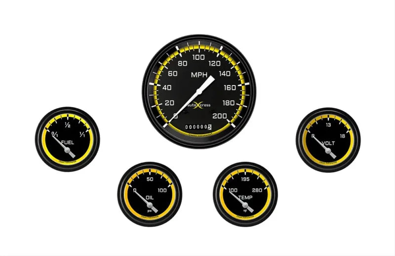 AUTO CROSS YLW SHORT SWP 5 GA SET-GM
