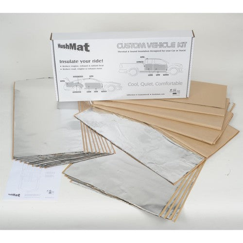 COMPLETE VEHICLE CUSTOM INSULATION KIT POLYMER BLACK BACKING SILVER