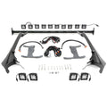 Multi-LED Roof Cross Bar and 4-Pod A-Pillar Complete KIT Includes (14) 3-Inch ZROADZ Light Pods