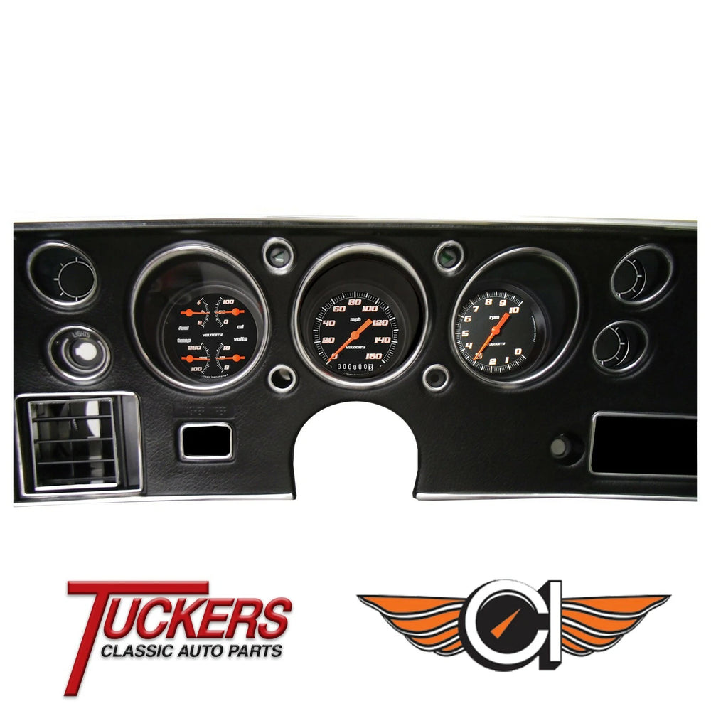 70-72 CHEVELLE VELOCITY BLACK 3-GAU-LS