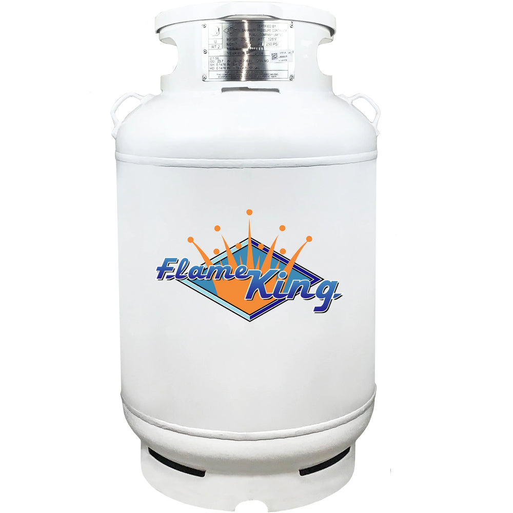 200LB ASME TANK W/VALVES GAUGE & LID