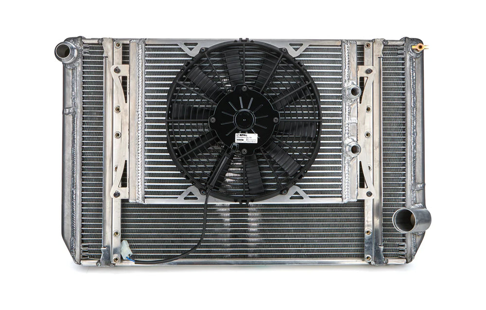 Radiator Dbl 29x18 W/Oil Cooler Fan w/o Fill