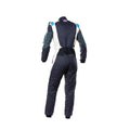 OMP Tecnica Hybrid Overall - Sz 48 (Navy/Cyan)