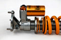 Ohlins auto part close-up