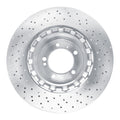 DFC 15-17 Porsche 911 Left Rear Drilled Hi-Carbon Alloy Geomet Coated Rotor
