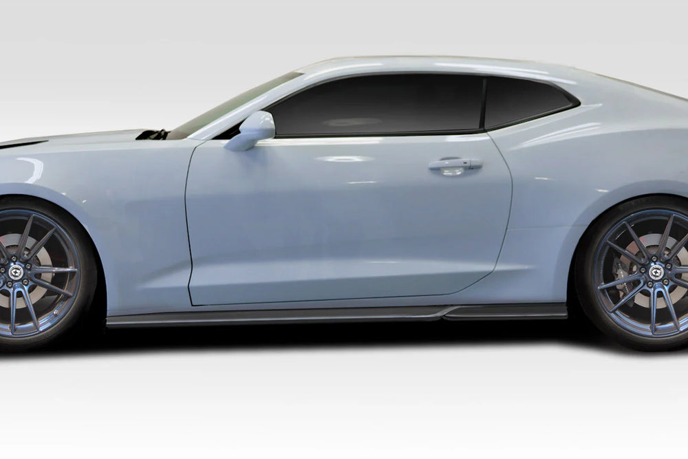 2016-2018 Chevrolet Camaro V6 Duraflex Arsenal Body Kit - 6 Piece - Includes Arsenal Front Lip Spoiler (113395) Arsenal Side Skirts (113391) Arsenal Rear Wing Spoiler (113393)