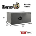 TOOLBOXALUM SMOOTH24X24X60DBL BARN DR