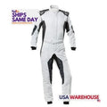 OMP Tecnica Hybrid Overall Fia 8856-2018 Gray/Black Sz 50