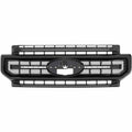 XBG LED Grille: Ford Super Duty (20-22) (Paintable-Black / Amber DRL)