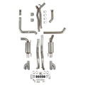 Cat-Back Dual Exhaust System Fits 1998-2002 Camaro, Firebird 5.7L Cat-Back Exhaust 2.5-Inch Dual 409 Stainless Steel Hooker BlackHeart