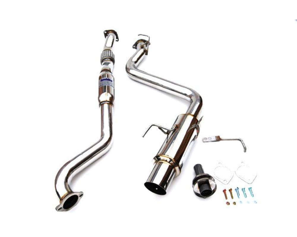 Invidia 08+ WRX Sedan 76mm (101mm tip) Single N1 SS Tip Cat-back Exhaust