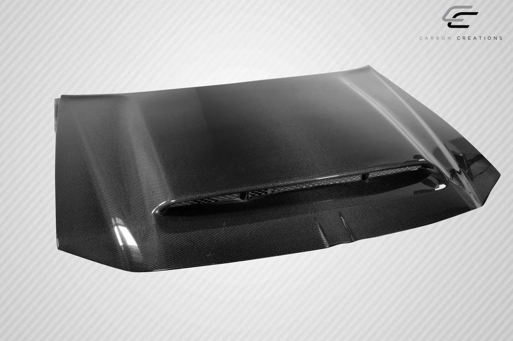 2005-2007 Dodge Magnum Carbon Creations Demon Look Hood - 1 Piece