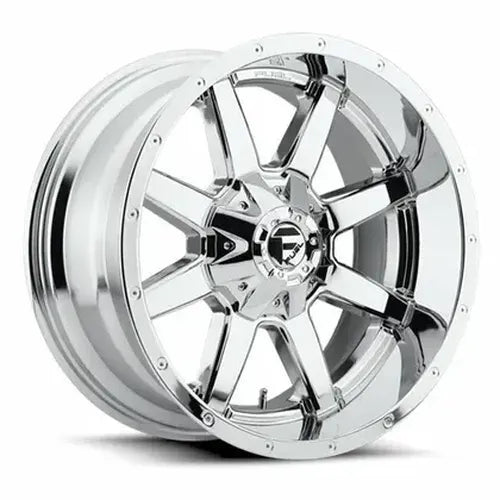 ~(61 lbs. 27X27X17)~ MAVERICK 24x14 8x165.10 CHROME PLATED (-75 mm)