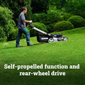 80V 21IN CORDLESS SELFPROPELLED LAWN MOWER WITH BRUSHLESS MOTOR & REAR WHEEL DR