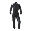 OMP Tecnica Hybrid Overall Fia 8856-2018 Black / Silver Sz 44