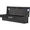 13X16X87 INCH GLOSS BLACK DIAMOND TREAD ALUMINUM LOSIDER TRUCK BOX