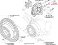 Wilwood auto part installed view