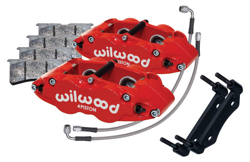 Wilwood 84-89 Porsche 911 Front Superlite Caliper Kit 3.5in MT - Black