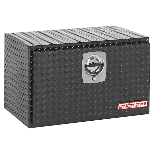 30 X 18X 18IN UNDER BED ALUMINUM BOX TOOL COMPACT 5.4 CU FT GLOSS BLACK FINISH