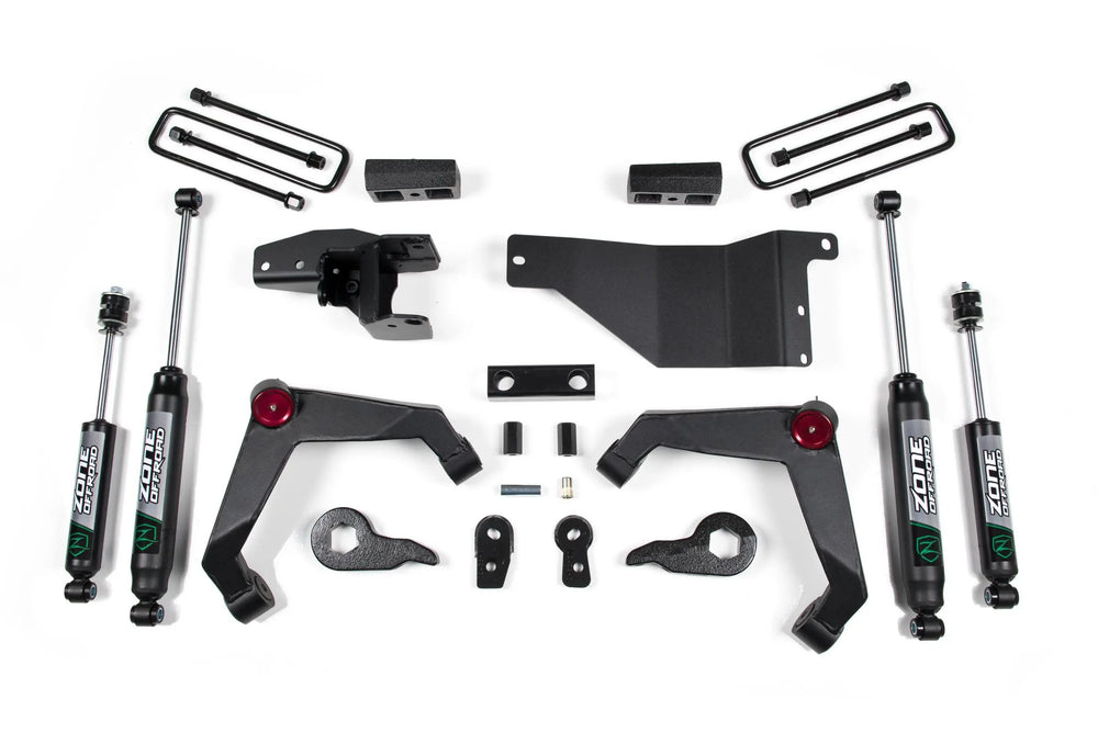 Zone Offroad silver shock absorber