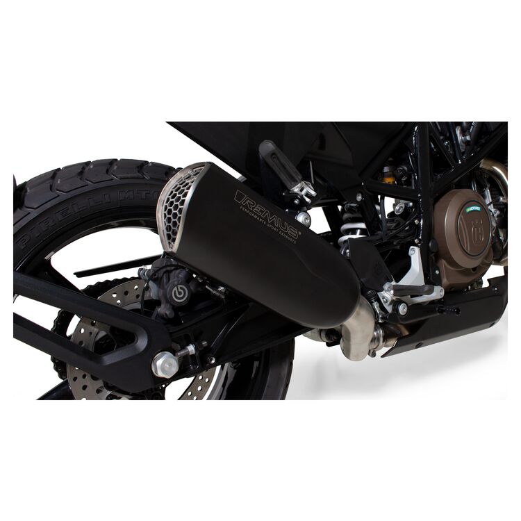 Remus black slip-on exhaust
