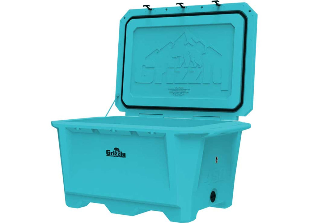 GRIZZLY 450 QT COOLER TEAL