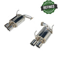 Remark axle-back exhaust detail