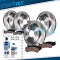 Street Axle Pack Drilled & Slotted, Front
