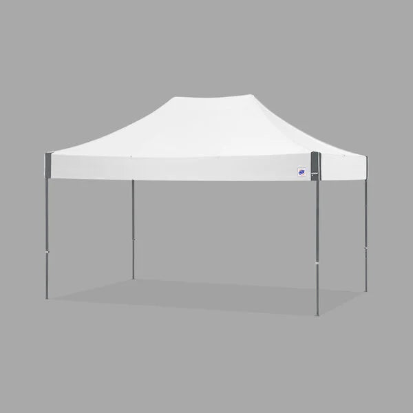 ECLIPSE 15FT(4.5M) STL SHELTER STEEL GRAY FRAME & WHITE TOP