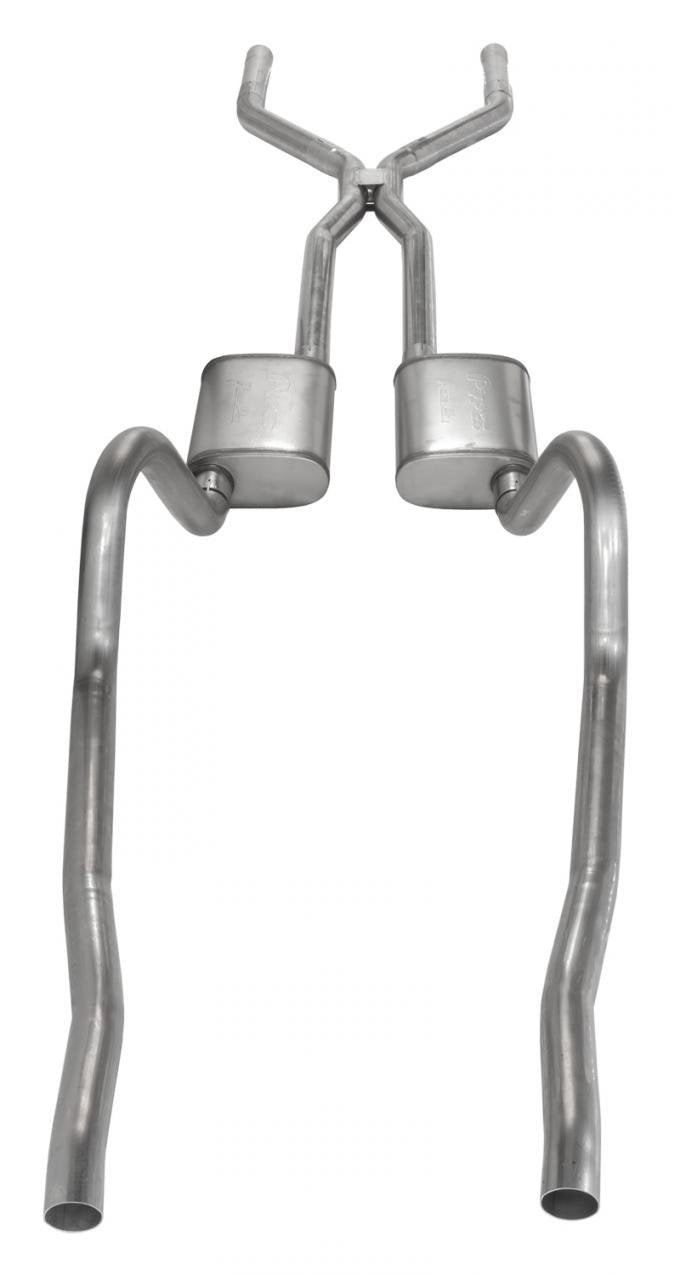 ~(60 lbs. 60X14X14)~ 1975-76 MOPAR A-Body 2.5IN Crossmember Back w/ Hpipe Exhaust System