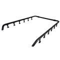 SRM500 75IN FLAT PLATFORM ROOF RACK WITH TRI RAIL KIT TEXTURED BLACK