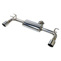 REMARK 19+ Mazda 3 Dual Burnt SS Single Wall Tips Axleback Exhaust (Muffler Version)