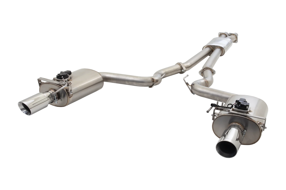 1517 MUSTANG GT TWIN 3IN SS AXLEBACK EXHAUST SYSTEM (ROUND REAR MUFFLERS)