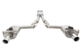 1517 MUSTANG GT TWIN 3IN SS AXLEBACK EXHAUST SYSTEM (ROUND REAR MUFFLERS)