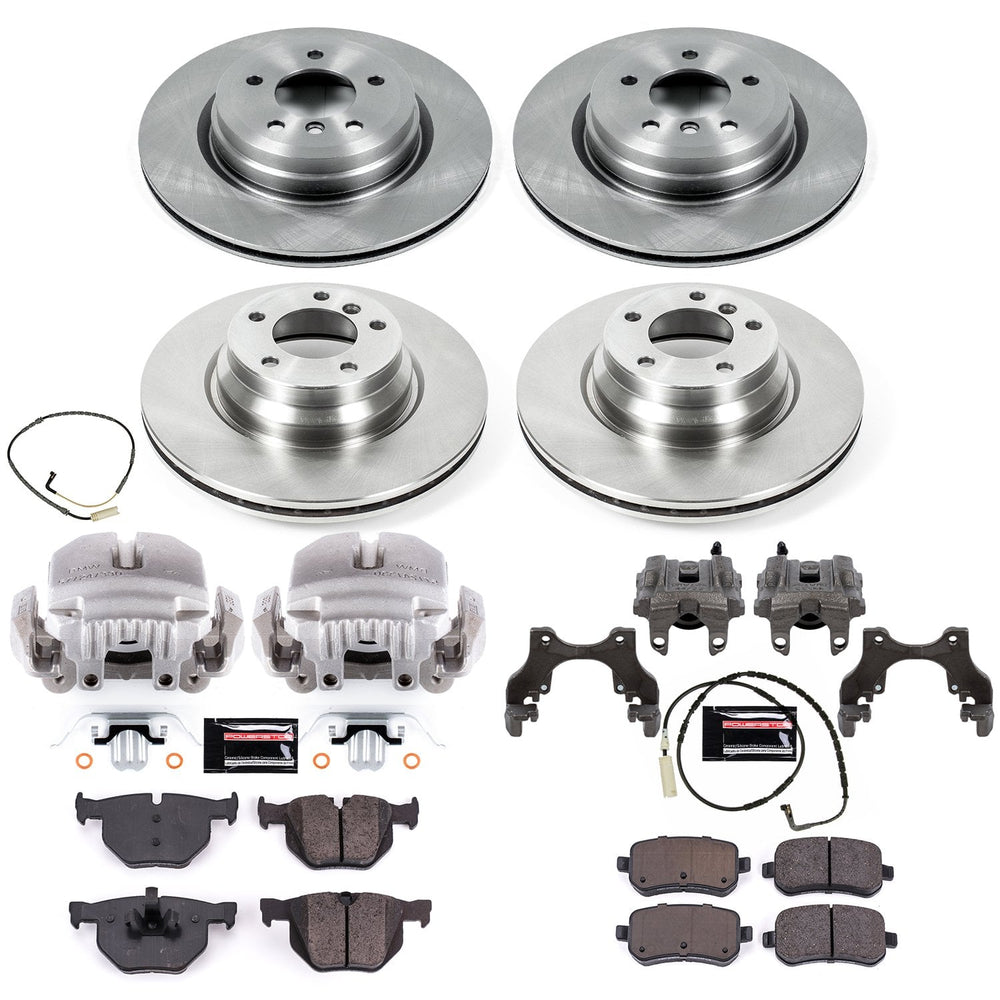 Power Stop 2006 BMW 330xi Front & Rear Autospecialty Brake Kit w/Calipers