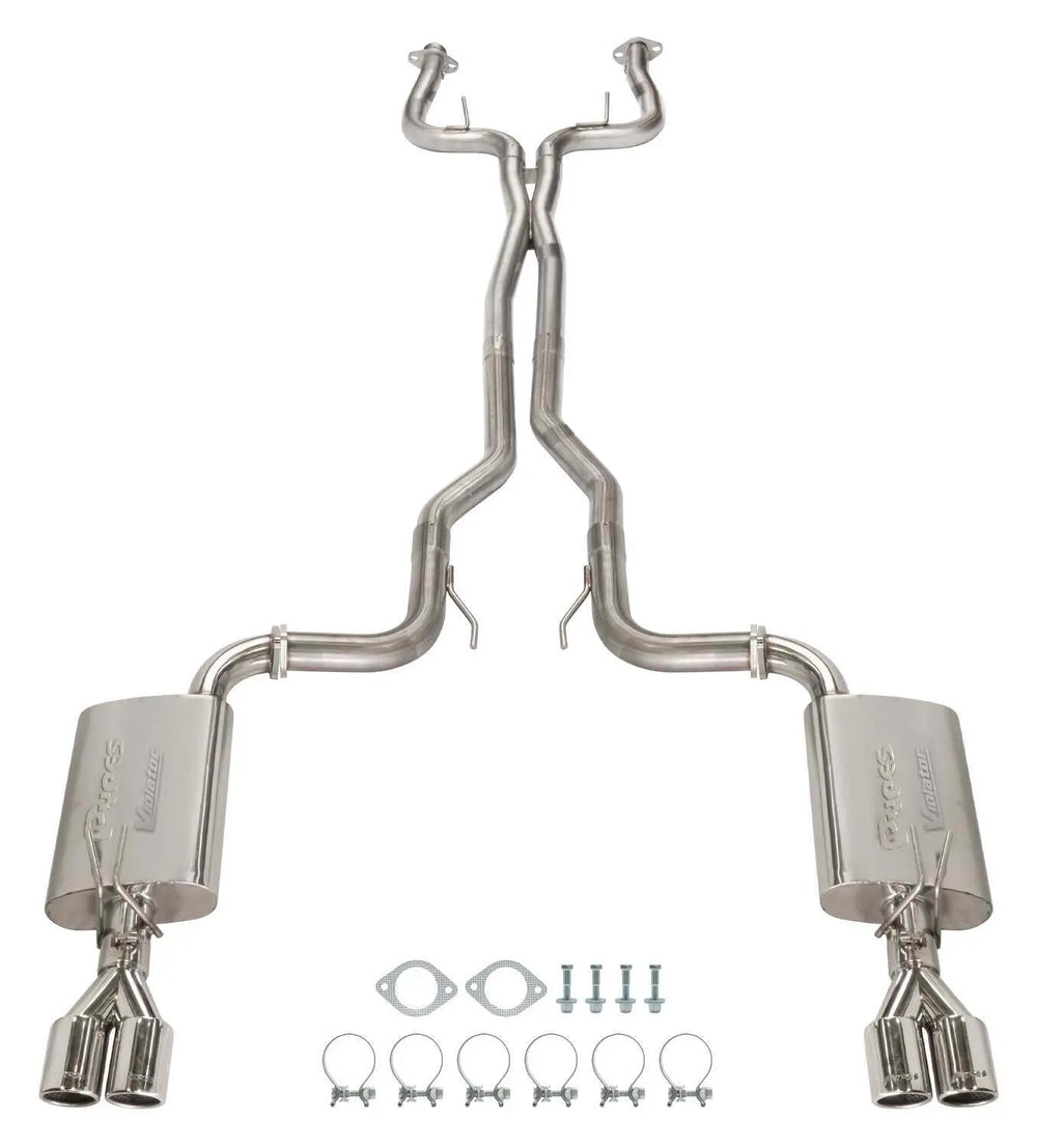 2008-2009 G8 Cat Back Violator Exhaust System With Quad Tips 304/409 Stainless SGG63V