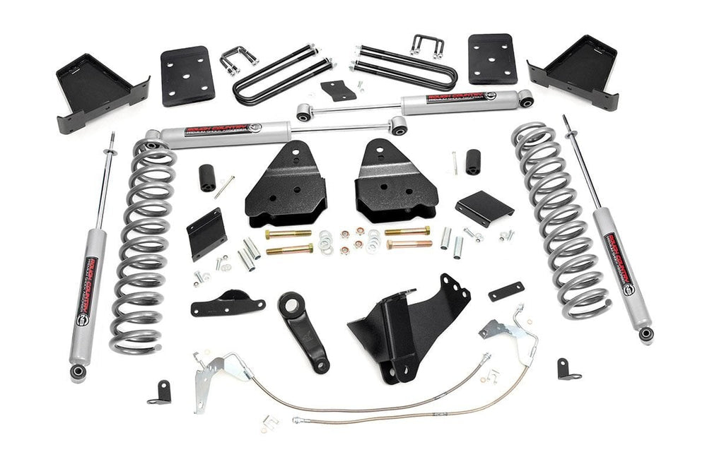 6 Inch Lift Kit Diesel No OVLD Ford F-250 Super Duty 4WD (2011-2014)