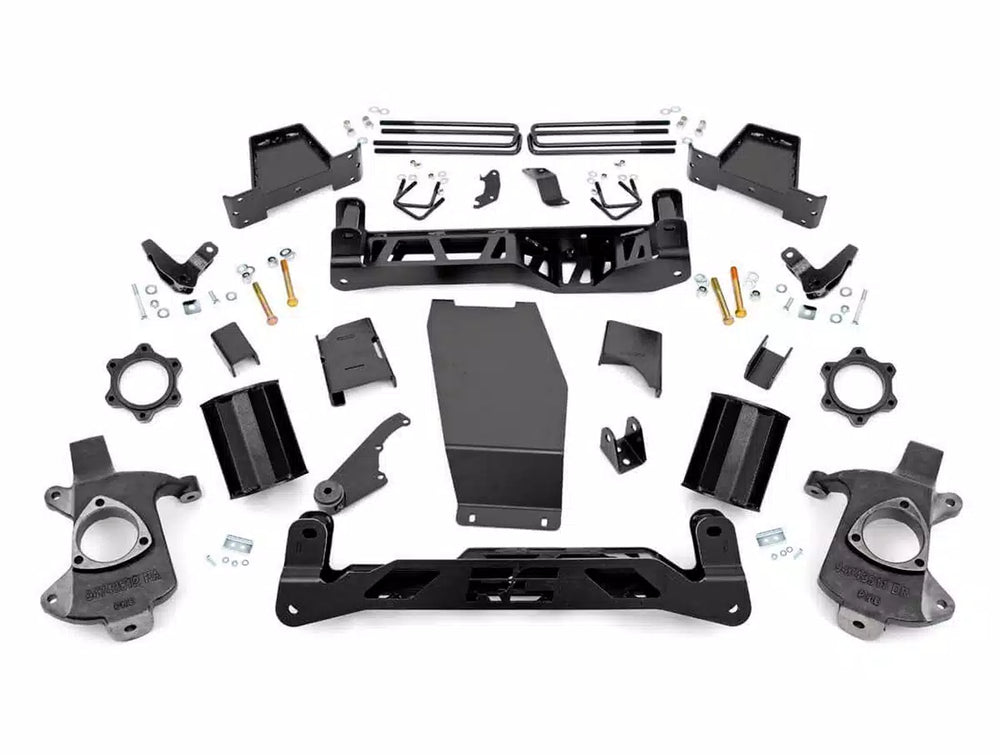 1x 174BOX1 7 Inch Lift Kit Magneride Cast Steel GMC Sierra 1500 Denali (14-16)