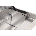 LOW PROFILE LOSIDE ALUMINUM TRUCK TOOLBOX W/1 KEY ULTRALOCK 41 X 17 X 13IN3.0 CU FT CAPACITY CLEAR