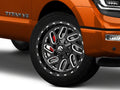 ~(64 lbs. 29X29X15)~ TRITON 26x12 6x135.00/6x139.70 GLOSS BLACK MILLED (-44 mm)